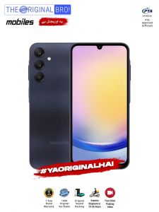 Samsung A25 5G - 8GB RAM - 256GB Storage - PTA Approved - 12 Months Warranty - Black - The Original Bro Mobiles - TOB37